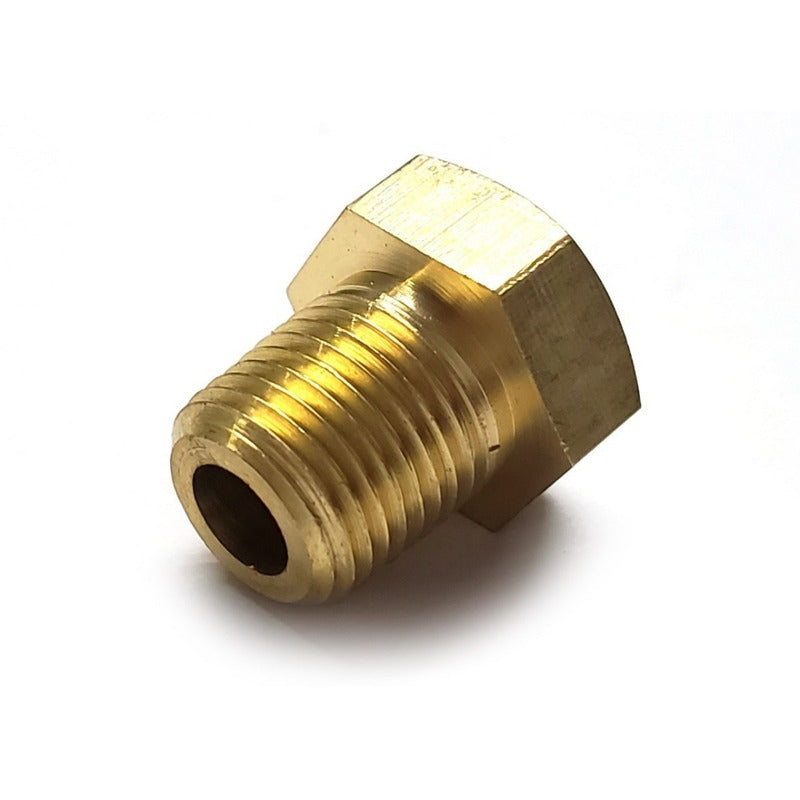 1/8 NPT Male Brass Plug (Gold)