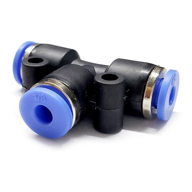 5 Pz Racor Unión Neumático En Tee 1/8