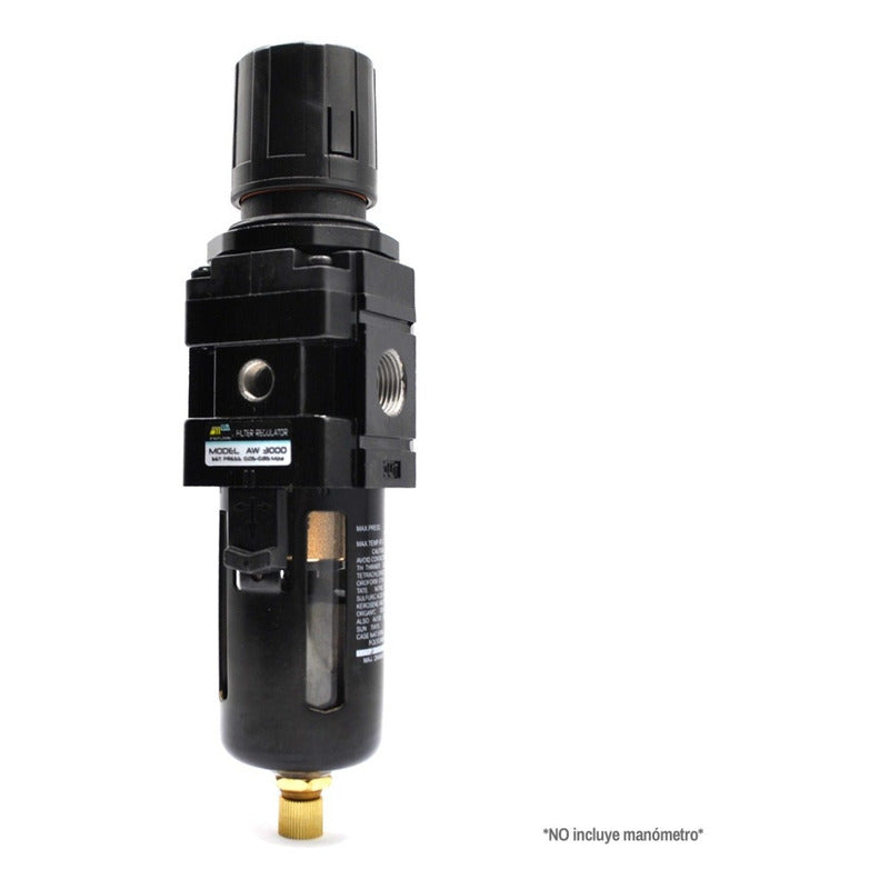 Filter - Air Regulator 3/8 P/ Compressor