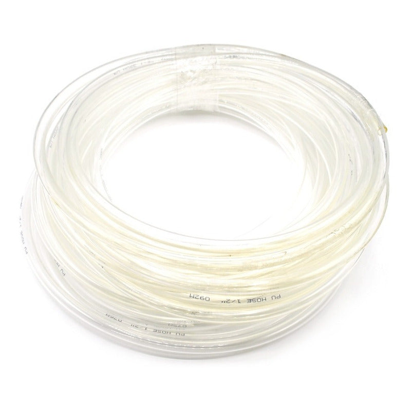 Manguera Aire Tubing De Poliuretano Transparente 1/2 25 Mts