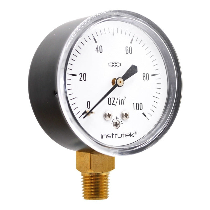 100 Oz In2 Pressure Gauge For Lp Gas And Natural Low Pressure