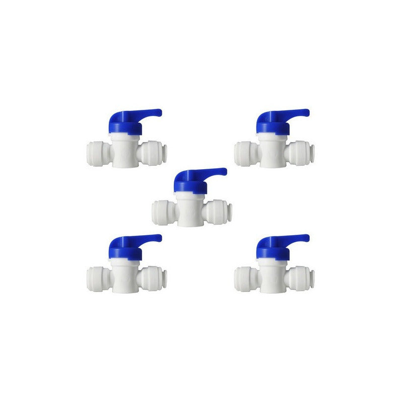 5 Parts Reverse Osmosis Valve / Stopcock 3/8