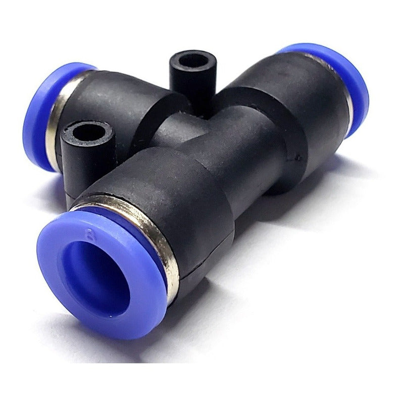 5 Pz Racor Unión Neumático En Tee 8mm