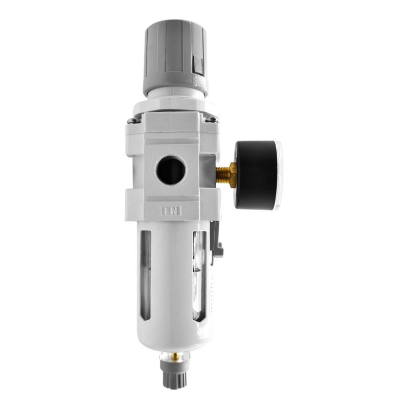 Regulator Filter + Lubricator 3/8 Frl Compact With Pressure Gauge