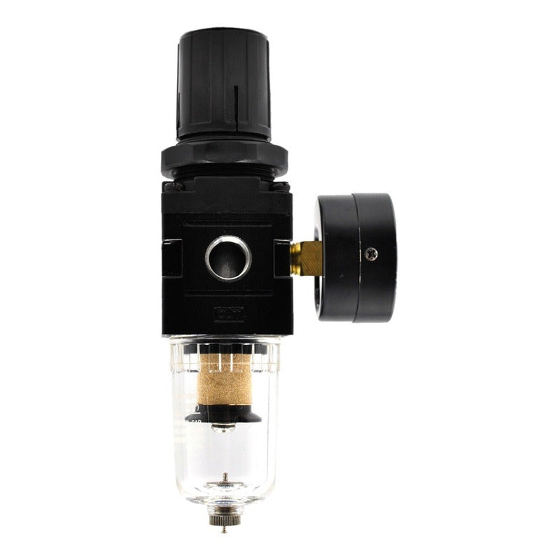 1/4" Air Filter - Regulator for Compressor with Pressure Gauge