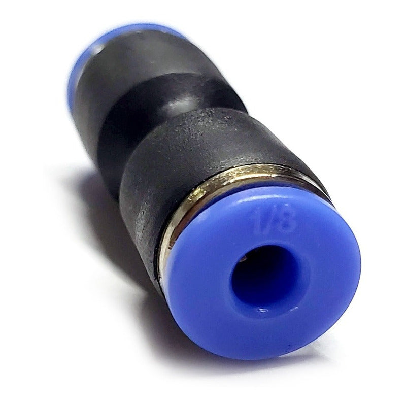 5 Pz Racor Unión Neumático Recto 1/8