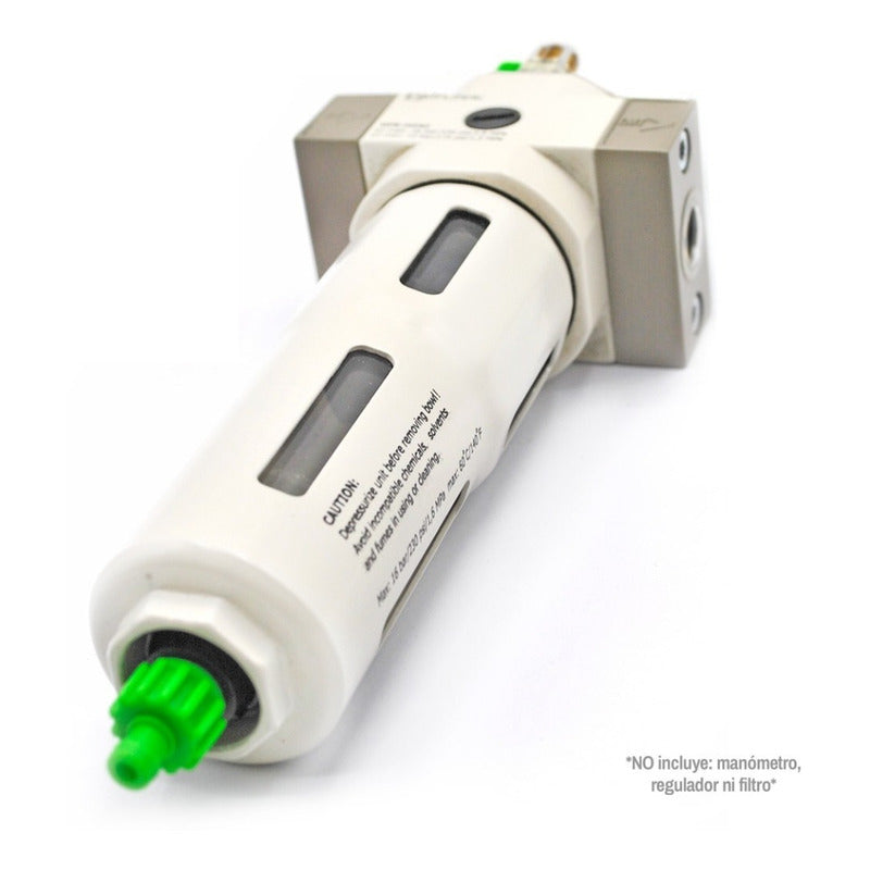 Lubricador En Línea De Aire Comprimido 1/2" - Ideal Para Herramientas Neumáticas (THB L704N)