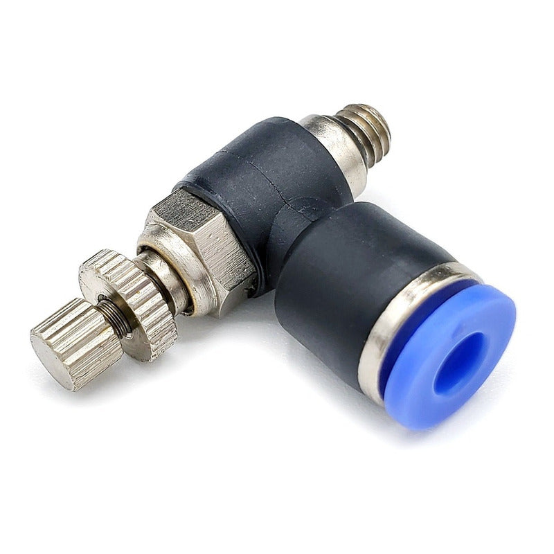 Connector / Pneumatic Flow Regulator Elbow Thread M5 X 4mm
