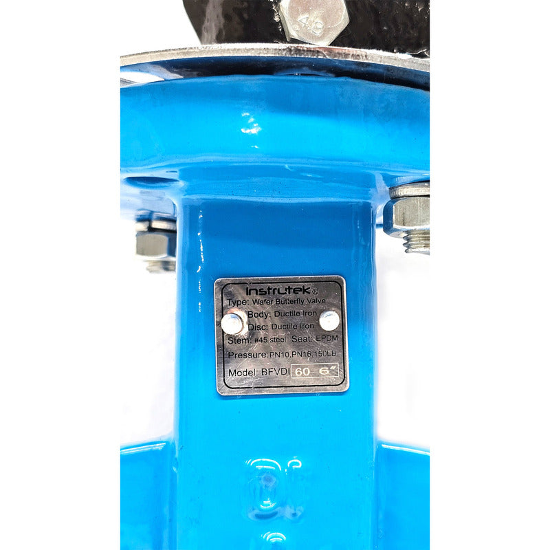 Butterfly Valve, 6 Inch, Cast Iron.