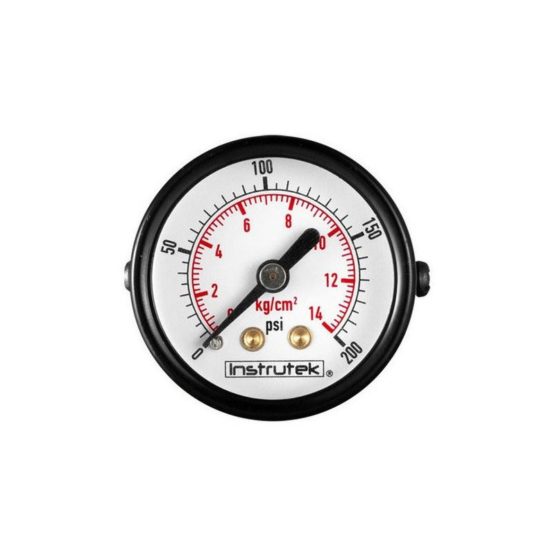 Pressure Gauge For Air Compressor 1.5 Dial , 200 Psi (Air, Gas)