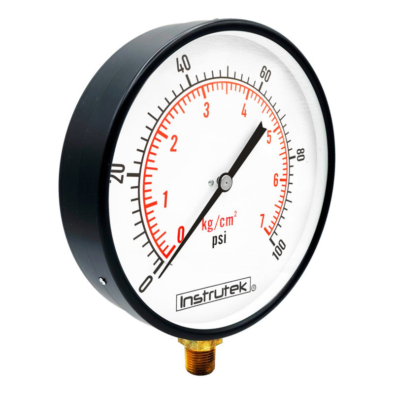 Pressure Gauge 8 PLG For Boiler, 100 Psi / Remote Reading
