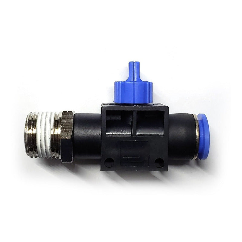 Conector / Válvula De Mano Recta (on-off) 1/2 Npt X 1/2