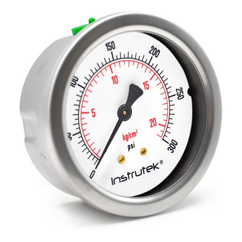 Manómetro Premium Inox Glicerina 2.5 PLG, 300 Psi
