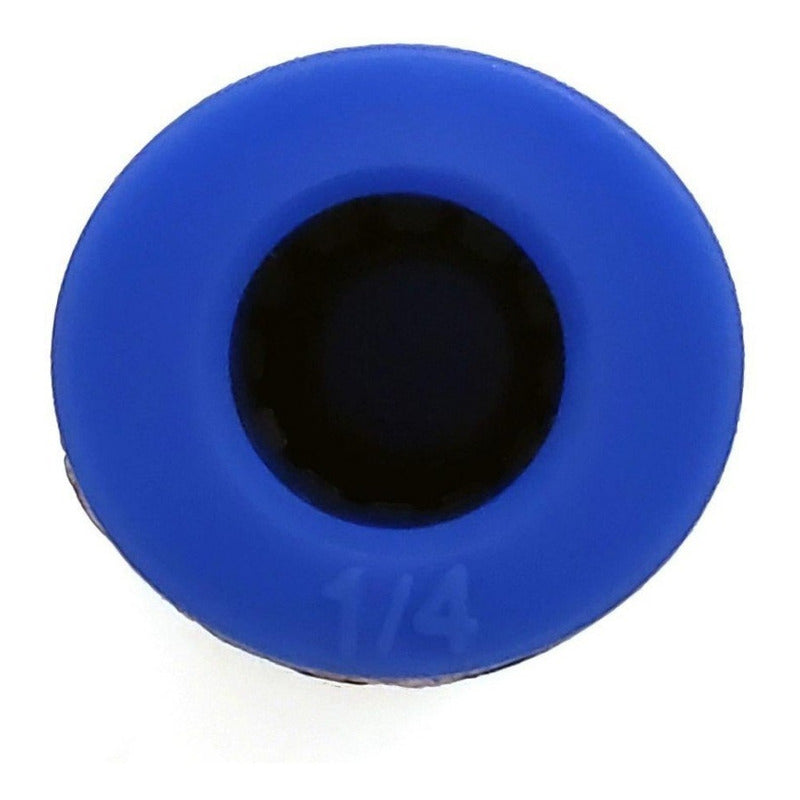 10 Pz Racor Unión Neumático Recto 1/4