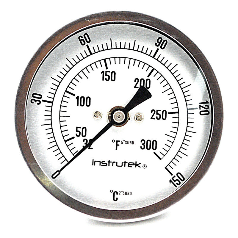 Oven Thermometer 3 INCH 0 TO 150°C, Stem 2.5, Thread 1/2
