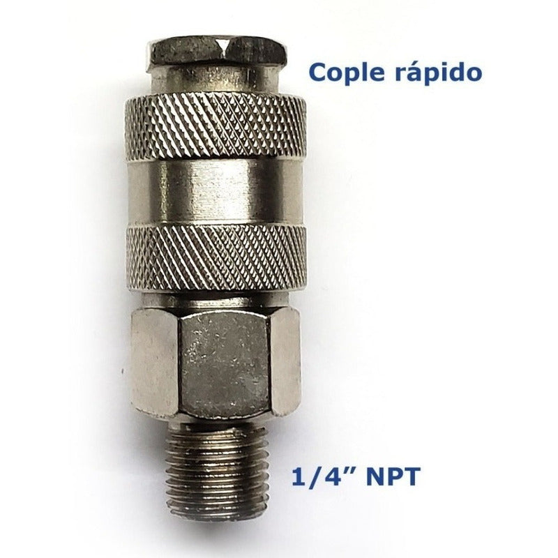 Brass Nickel-plated 1/4 NPT Male Quick Coupling