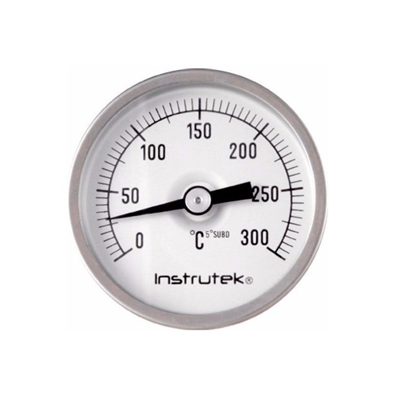 Oven Thermometer 2 INCH 0 TO 300°C, 4" Stem, 1/4" Thread