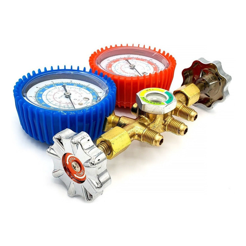 Refrigeration Manifold Gauge Set R134a R22 R404 R12