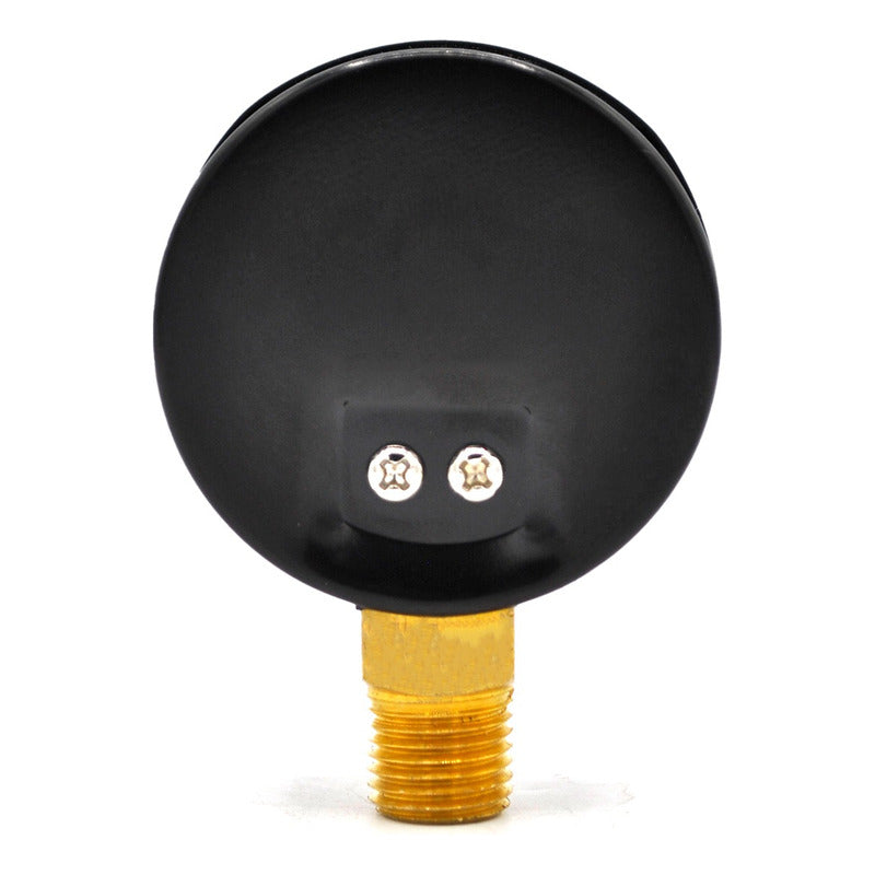 Manómetro Para Compresor Carátula 2, Conex Inf 1/4, 100 Psi