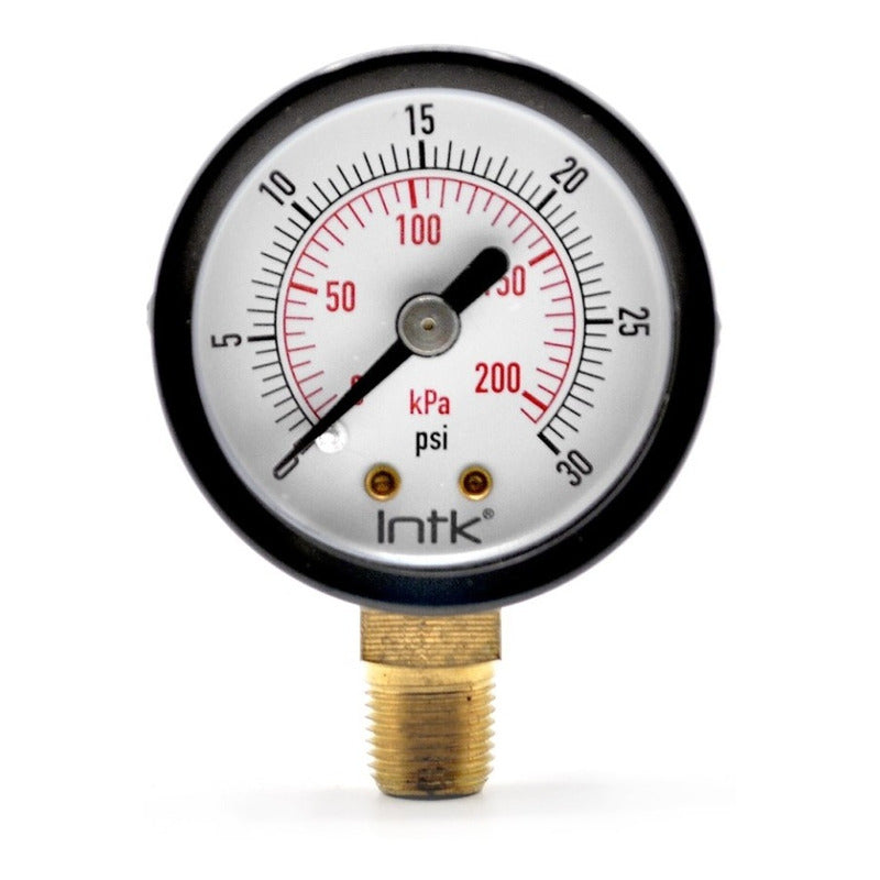 Manometer For Compressor Dial 1.5 30 Psi-kpa (air, Gas)