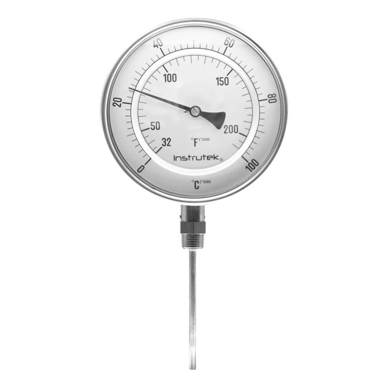 Termómetro Horno 6 PLG 0 A 100°c Vástago 6, Rosca 1/2  Npt