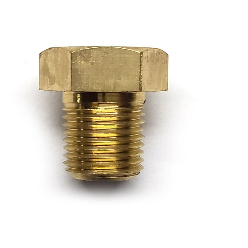 1/8 Npt Male Brass Plug (gold)