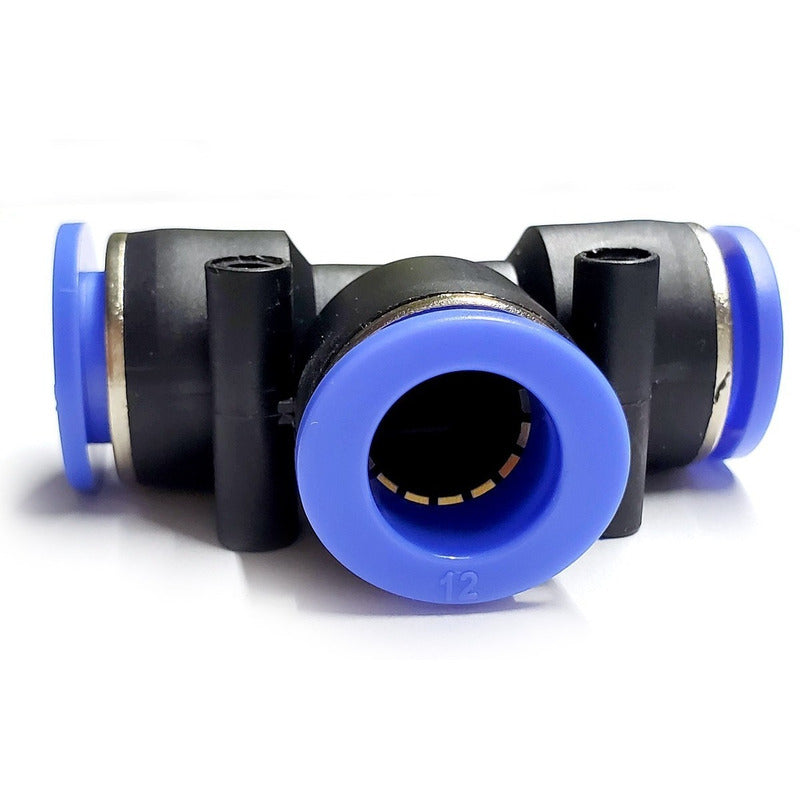 5 Pc Pneumatic Union Fitting On Tee 12mm