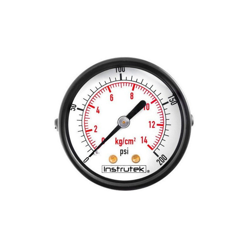 Compressor Pressure Gauge Dial 2, 200 Psi (Air, Gas)