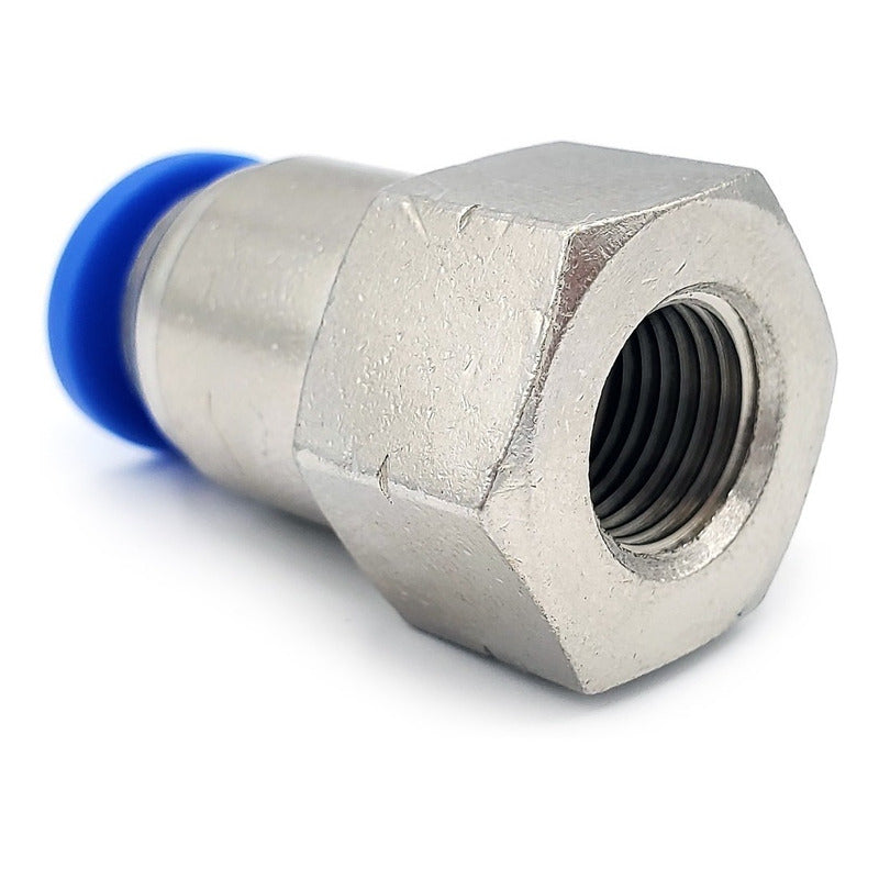 10 Pc of Straight Female Pneumatic Connector/Fitting 1/8 X 8mm