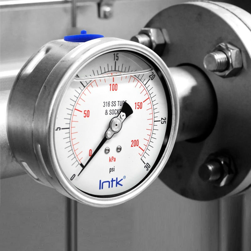 Pressure Gauge for Hydraulic and Pneumatic Process 200 Kpa, 4 PLG