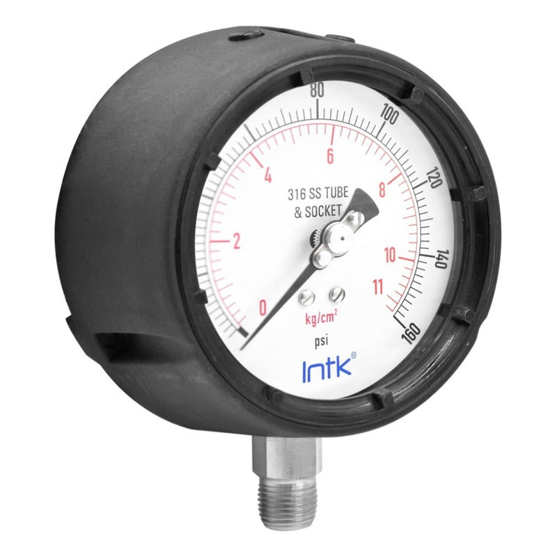 Phenolic Case Pressure Gauge for Mining, 160 Psi 4.4 PLG