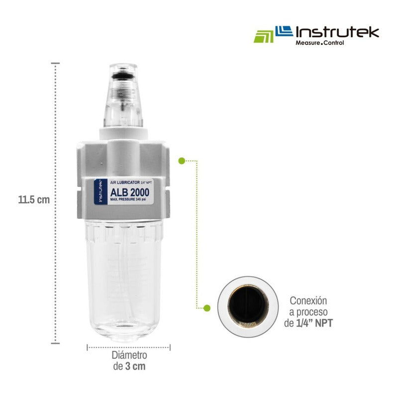 Air Lubricator for Pneumatic Tools 1/4 Connection
