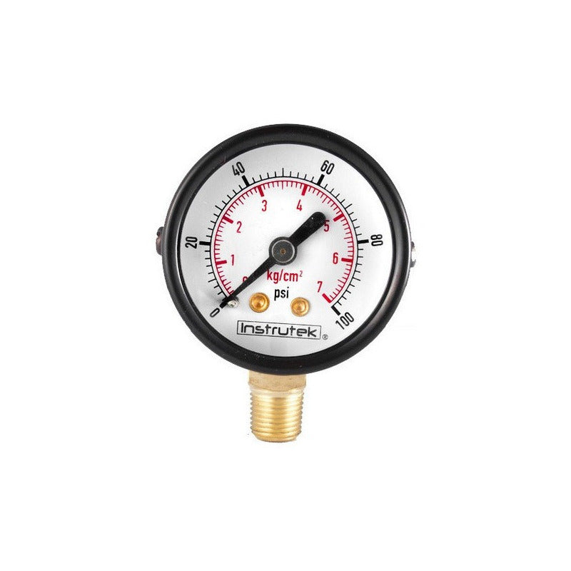 Pressure Gauge For Air Compressor 1.5 Dial , 100 Psi (Air, Gas)
