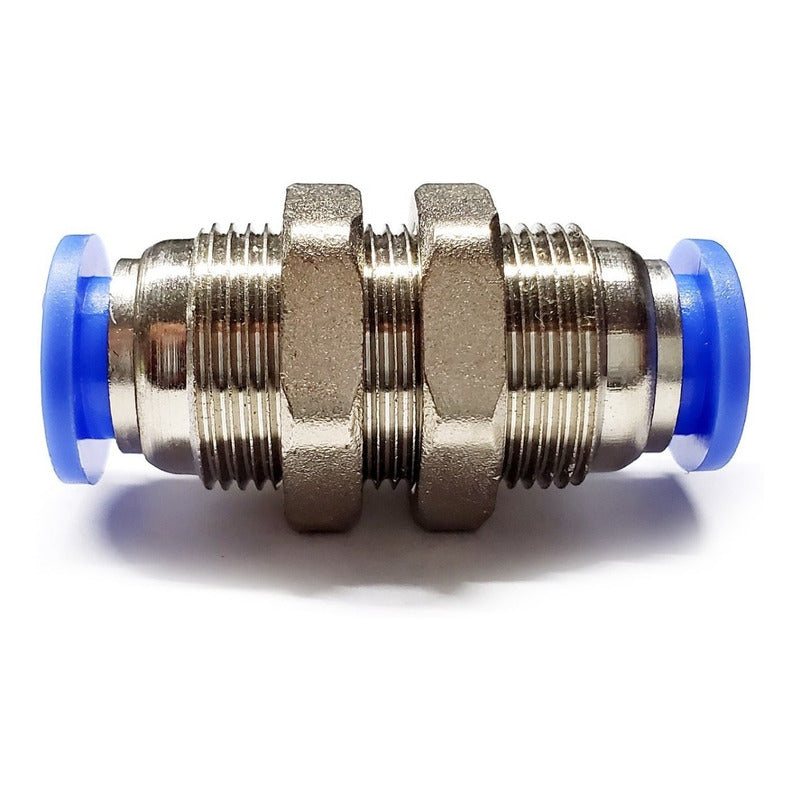 5 Pc of Straight Pneumatic Quick Connect Gland 8mm
