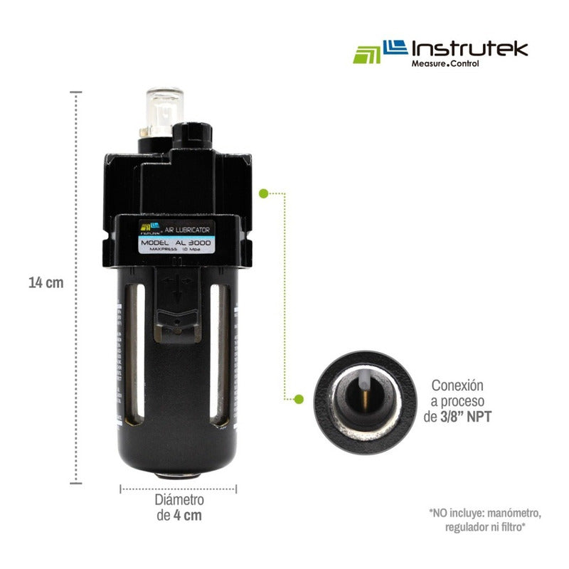 Air Lubricator 3/8 Compressors and Pneumatic Tools