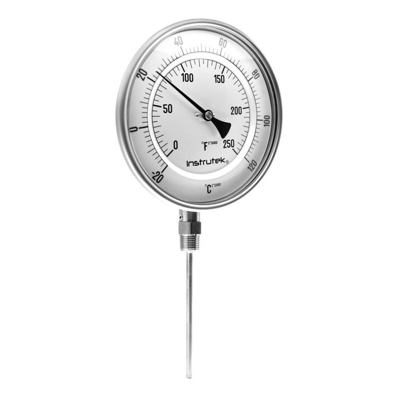 Oven Thermometer 6 PLG ​​-20 A 120°c Stem 6, 1/2 Npt Thread