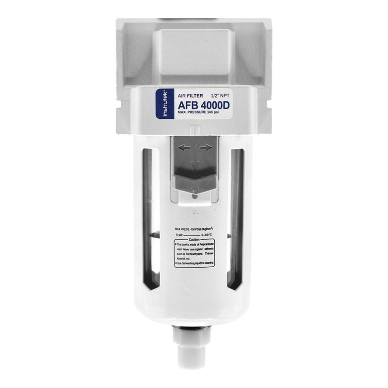 Filtro Separador De Agua Dren Automático, 145 Psi, Conex 1/2