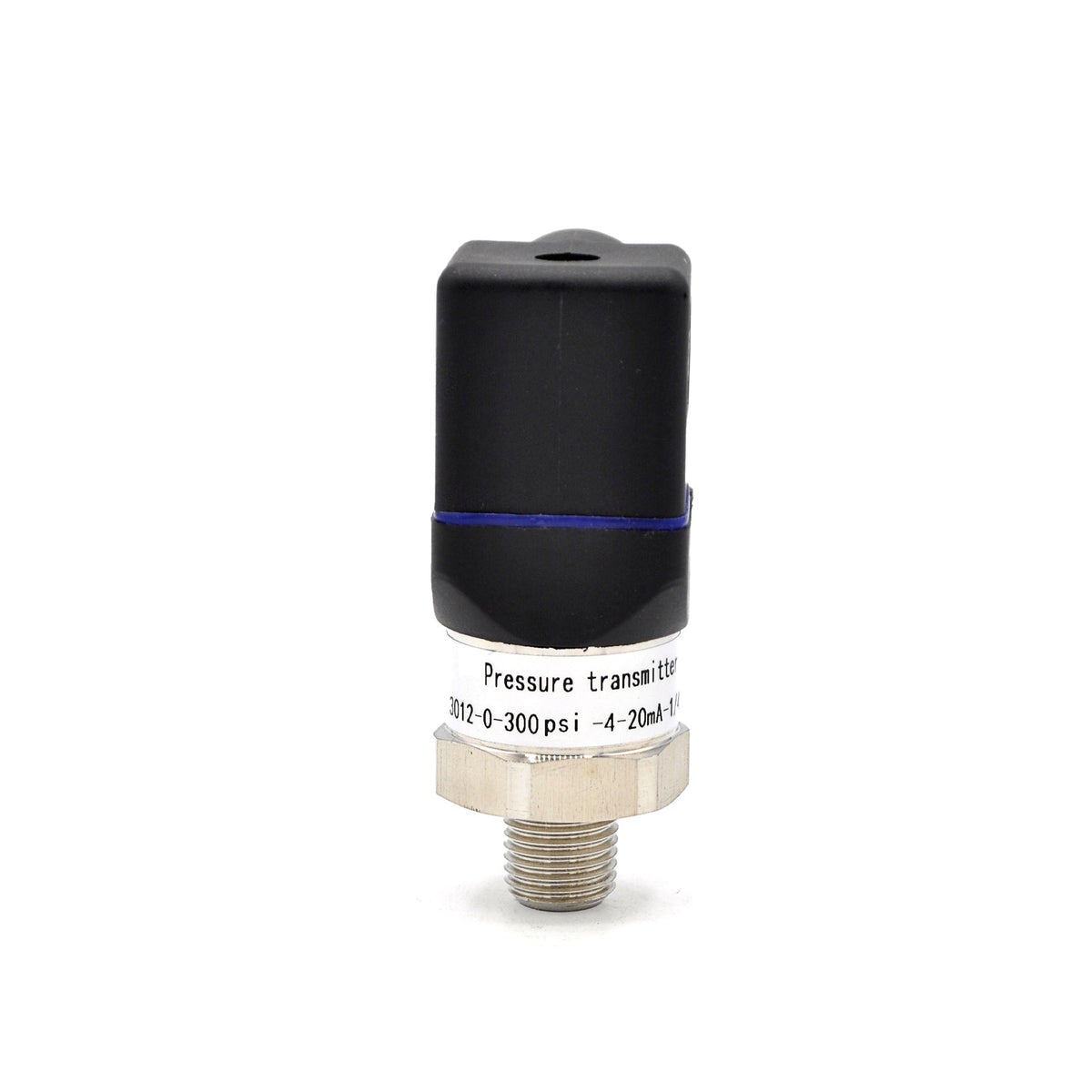 Transductor de presión COMPACTO (ITC300), 1/4" NPT, salida de 4 a 20 mA, rango de 300 psi, exactitud ±0.5%.