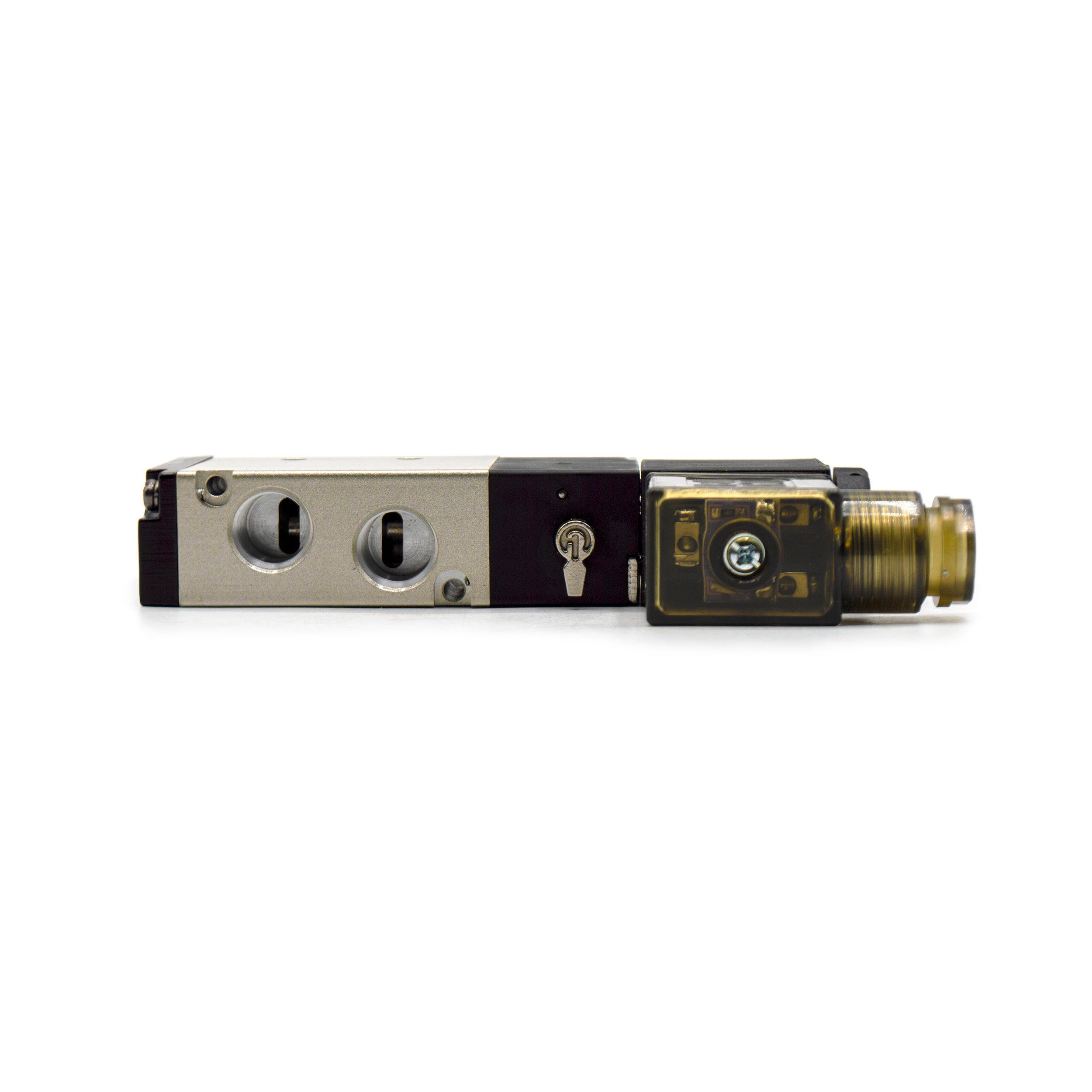 Electroválvula Neumática 5 Vías, 2 Posiciones, 1/4" NPT, 220V AC