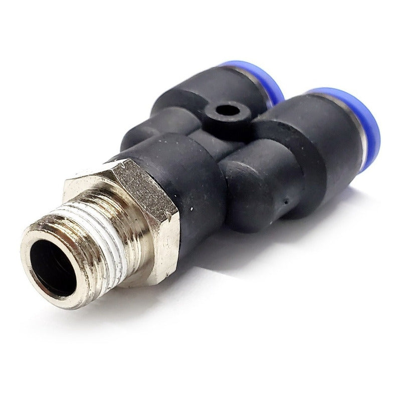 5 Pc of Quick Pneumatic Connector/Fitting Yee 1/8 Npt X 6mm