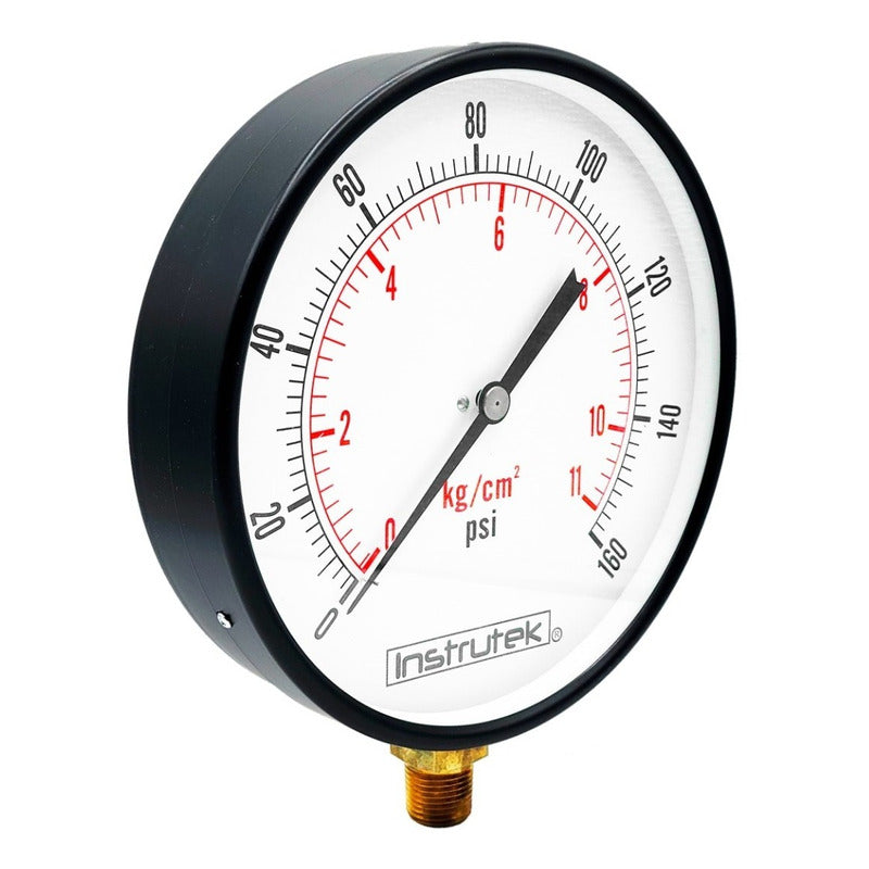 8 In. Boiler Pressure Gauge, 160 Psi / Remote Read