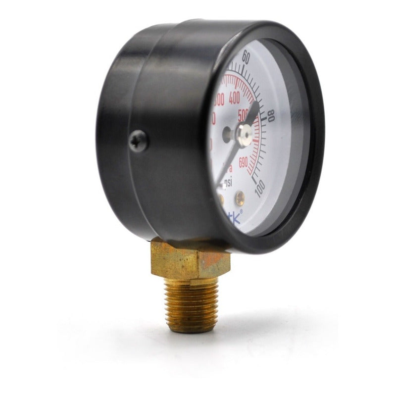 Manometer For Compressor Dial 1.5 100 Psi-kpa (air/gas)