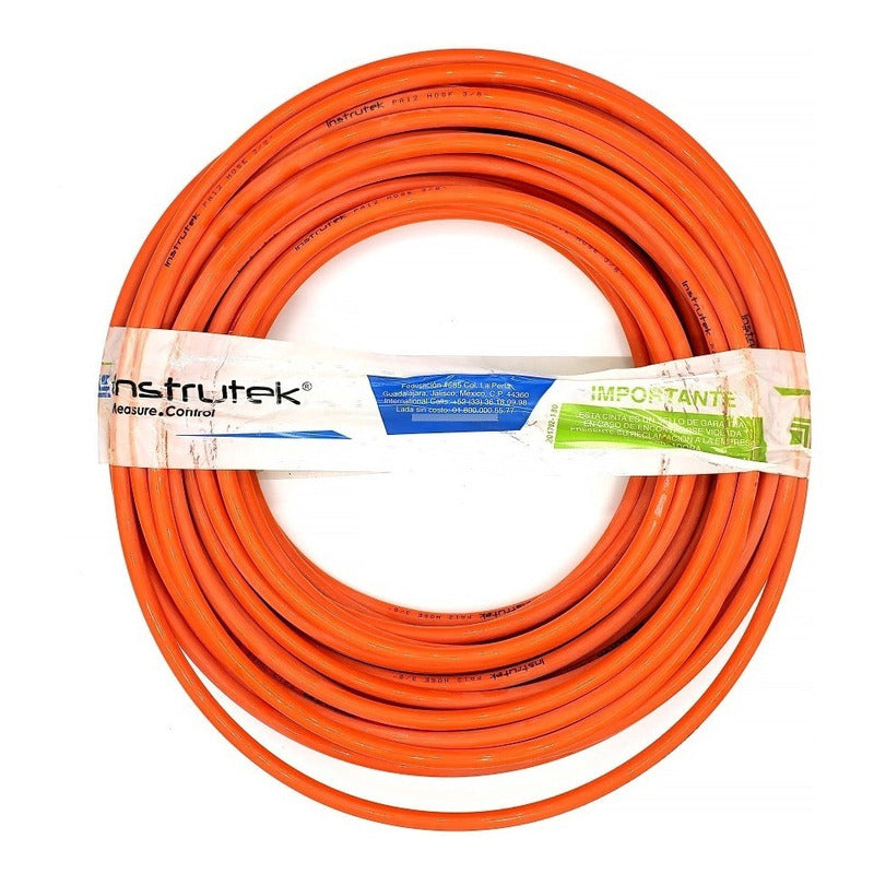 Manguera de nylon en color naranja, 3/8"