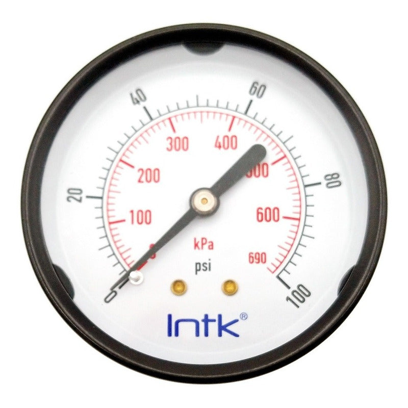 Manometer For Compressor Dial 2.5, 100 Psi (air, Gas)