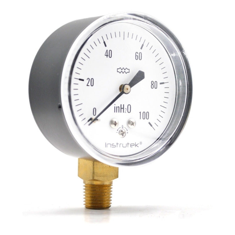 Pressure Gauge 100 In H2o For Low Pressure Lp And Natural Gas