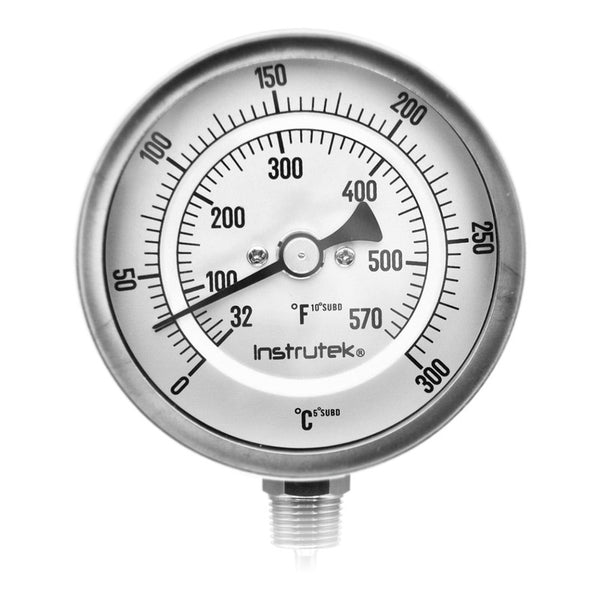 Thermometer 3 PLG, Variable Angle Stem 6 0 to 300 Cº