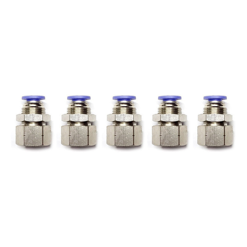 5 Pc Female Gland Pneumatic Quick Connection 1/8 X 6mm