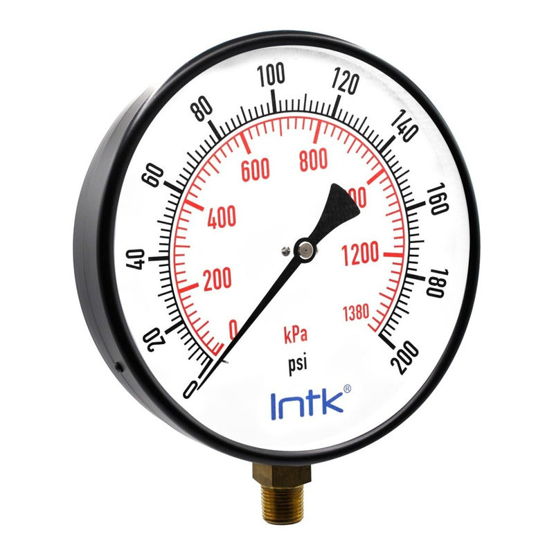 10 PLG Manometer for Intk Boiler/ Remote Reading 200 Psi