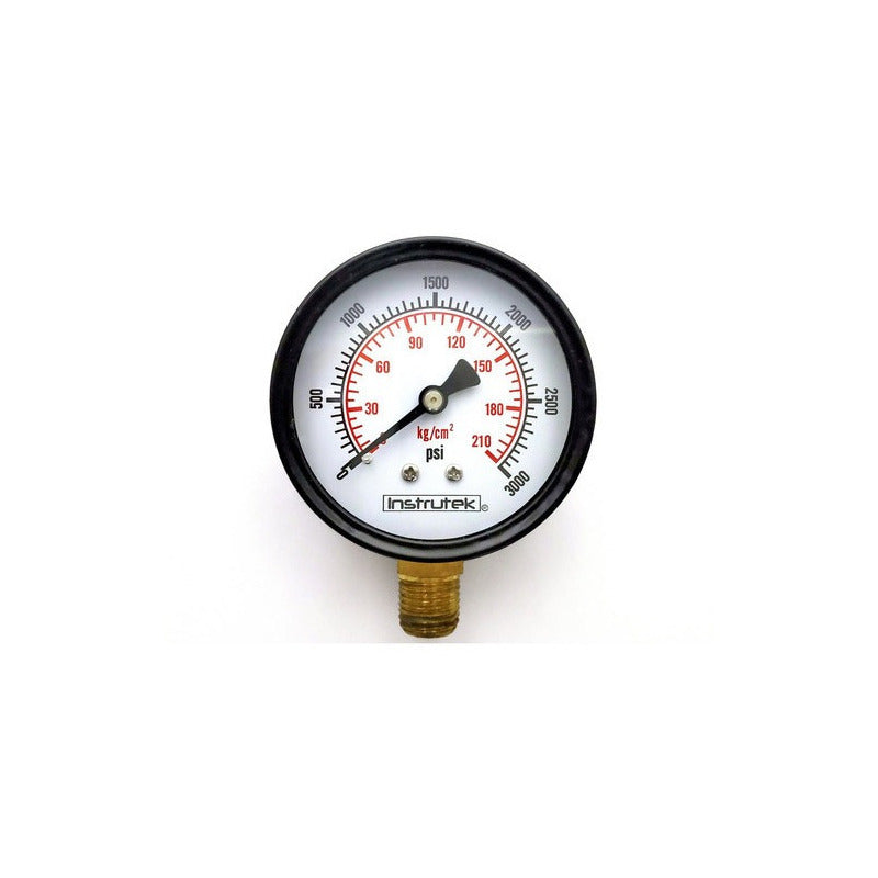 Hydraulic High Pressure Gauge Face 2.5 PLG, 3000 Psi